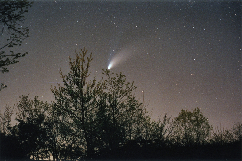 Nicola Schiavon - Cometa Hale Bopp 1997 - io e MEHITS