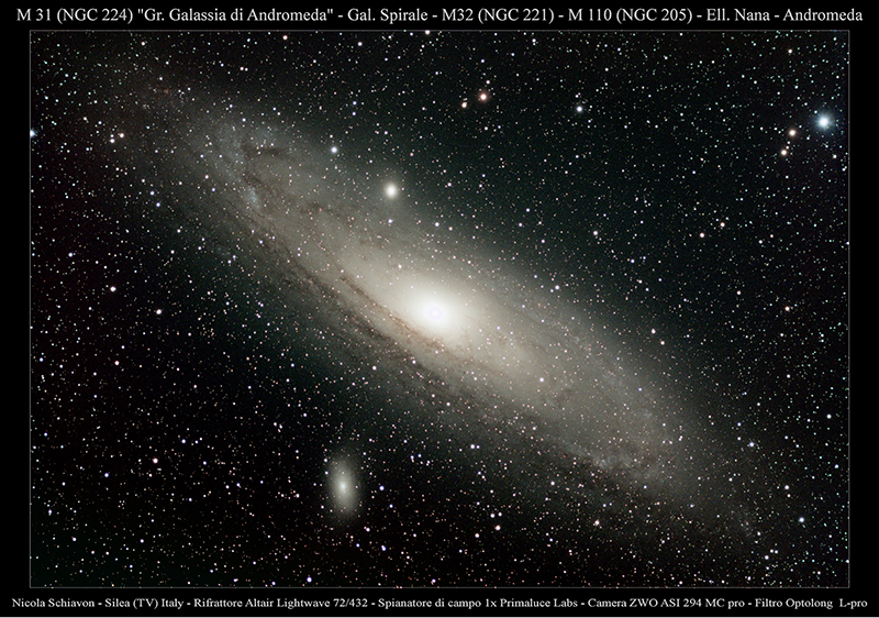 Nicola Schiavon - Galassia di Andromeda M31 - io e MEHITS