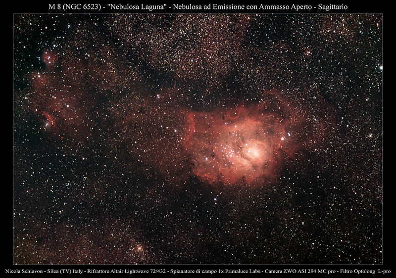Nicola Schiavon - Nebulosa Laguna M8 - io e MEHITS