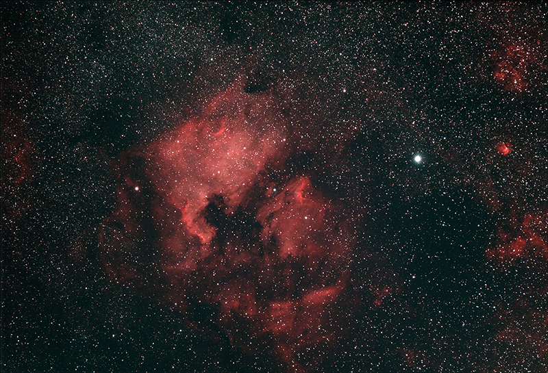 Nicola Schiavon - Nebulosa Nord America NGC7000 e Pellicano - io e MEHITS